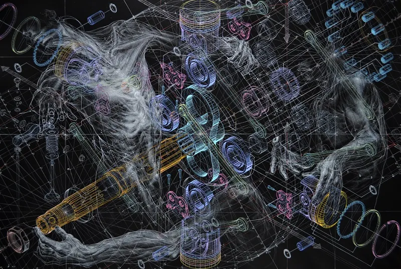             Undefined 19, 2015, 130x190cm, oil on canvas          