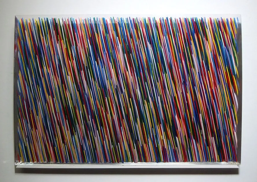             The work with acrylic resin surface 2015.06.15, 2015, 30.5x45.5x5cm, acrylic
resin, acrylic paint, alkyd paint          