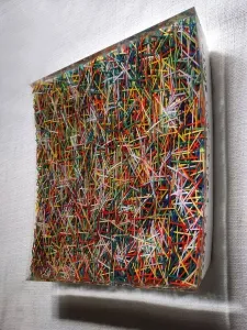The work with acrylic resin surface 2015.08.12(side view),

