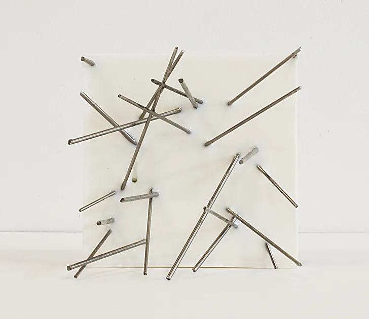             Object #5, 2011, H9.5xW9.5xD9.9cm, mixed media          