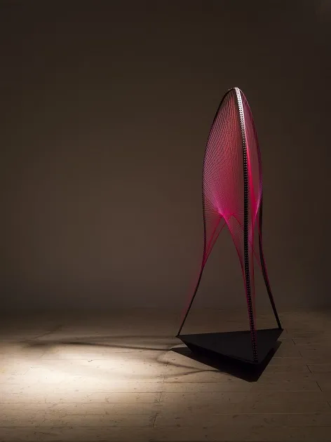             Night III, 2015, 180×80×80cm, metal, nylon threads          