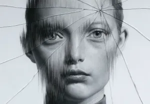 The Cracked Portrait # 7,

