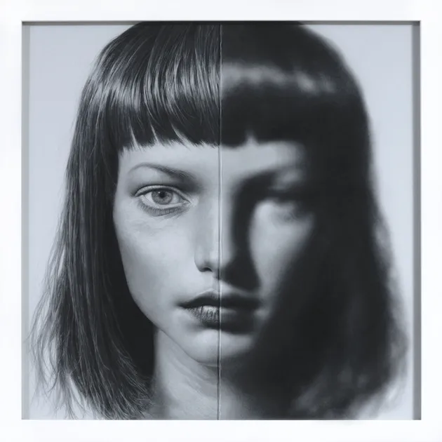             Zip 6, 2017, 48.5x48.5x4.6cm, pencil on paper          